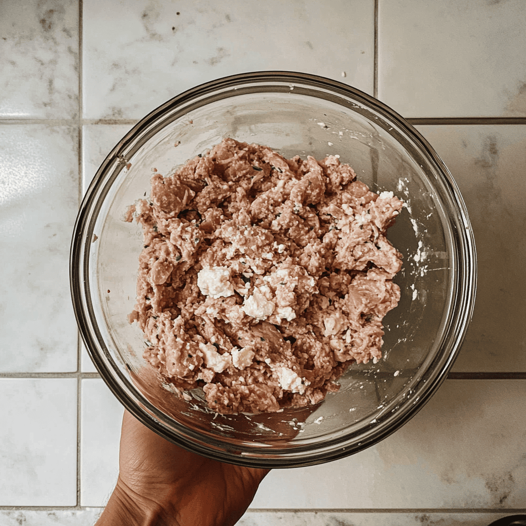Chicken and Feta Burger Mixture – Ready to Shape