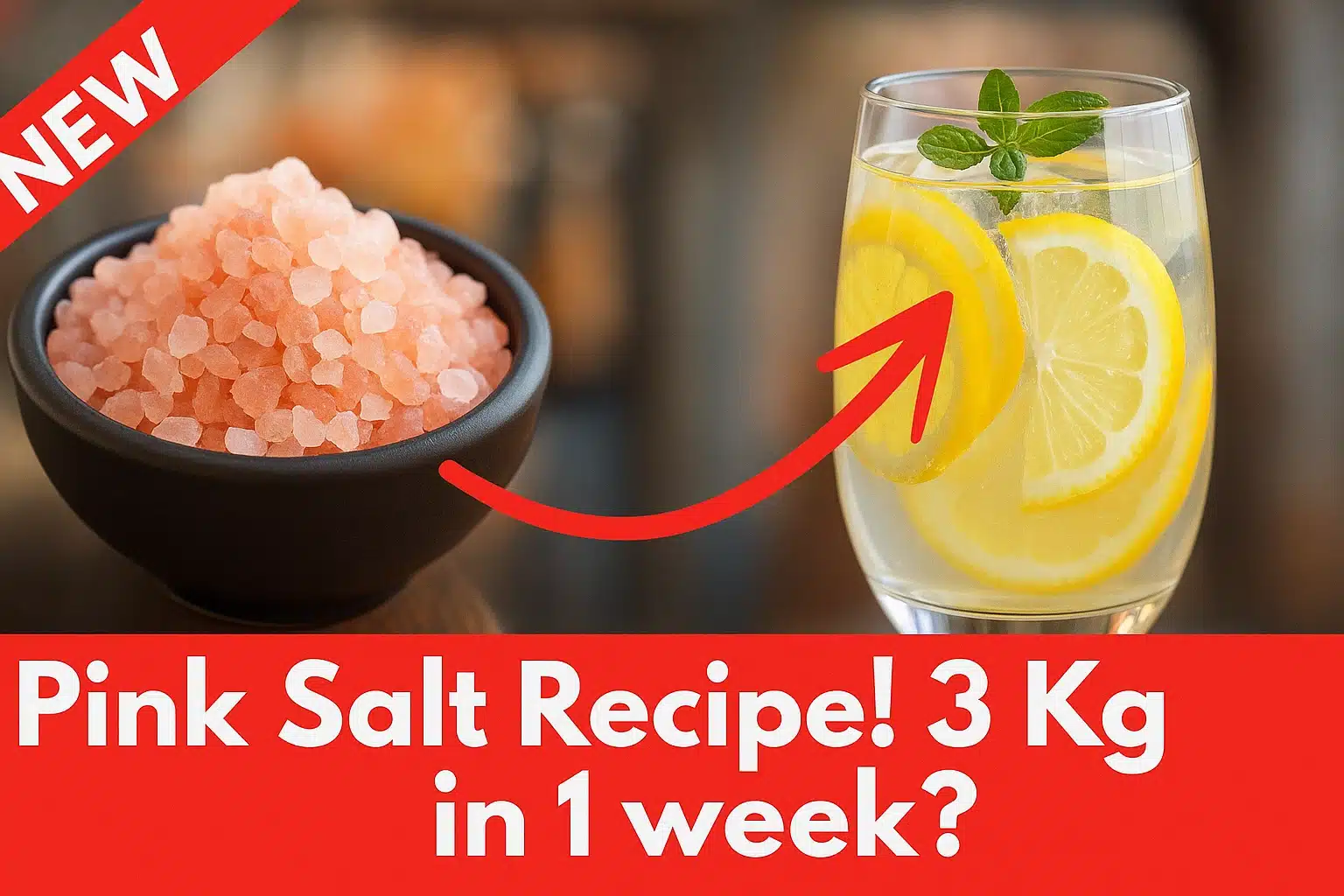 4 Ingredient Mounjaro Recipe – Step-by-step process showing lemon, ginger, and honey being mixed into a detox drink