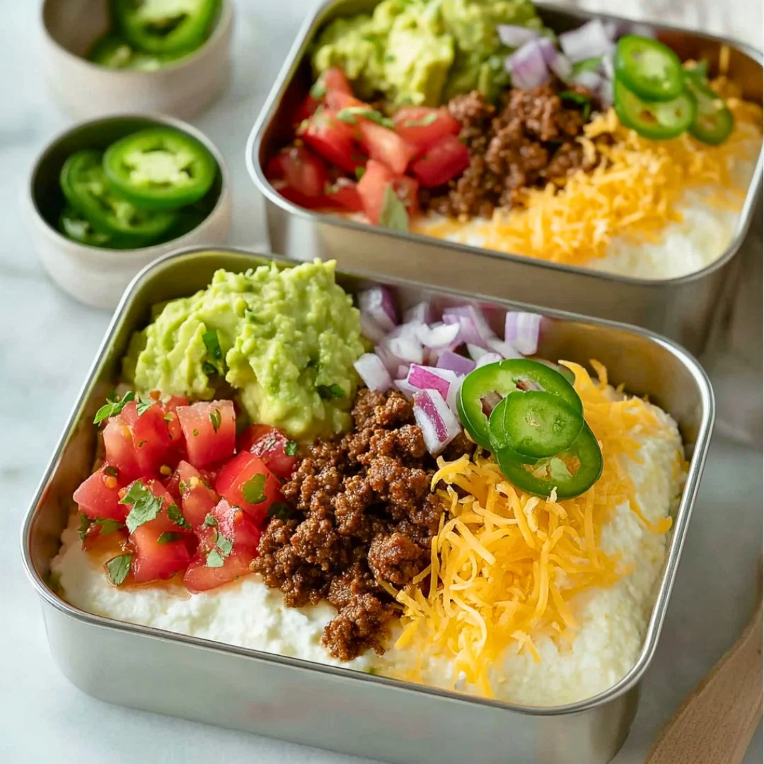 Quick Meal Prep Cottage Cheese Taco Bowls